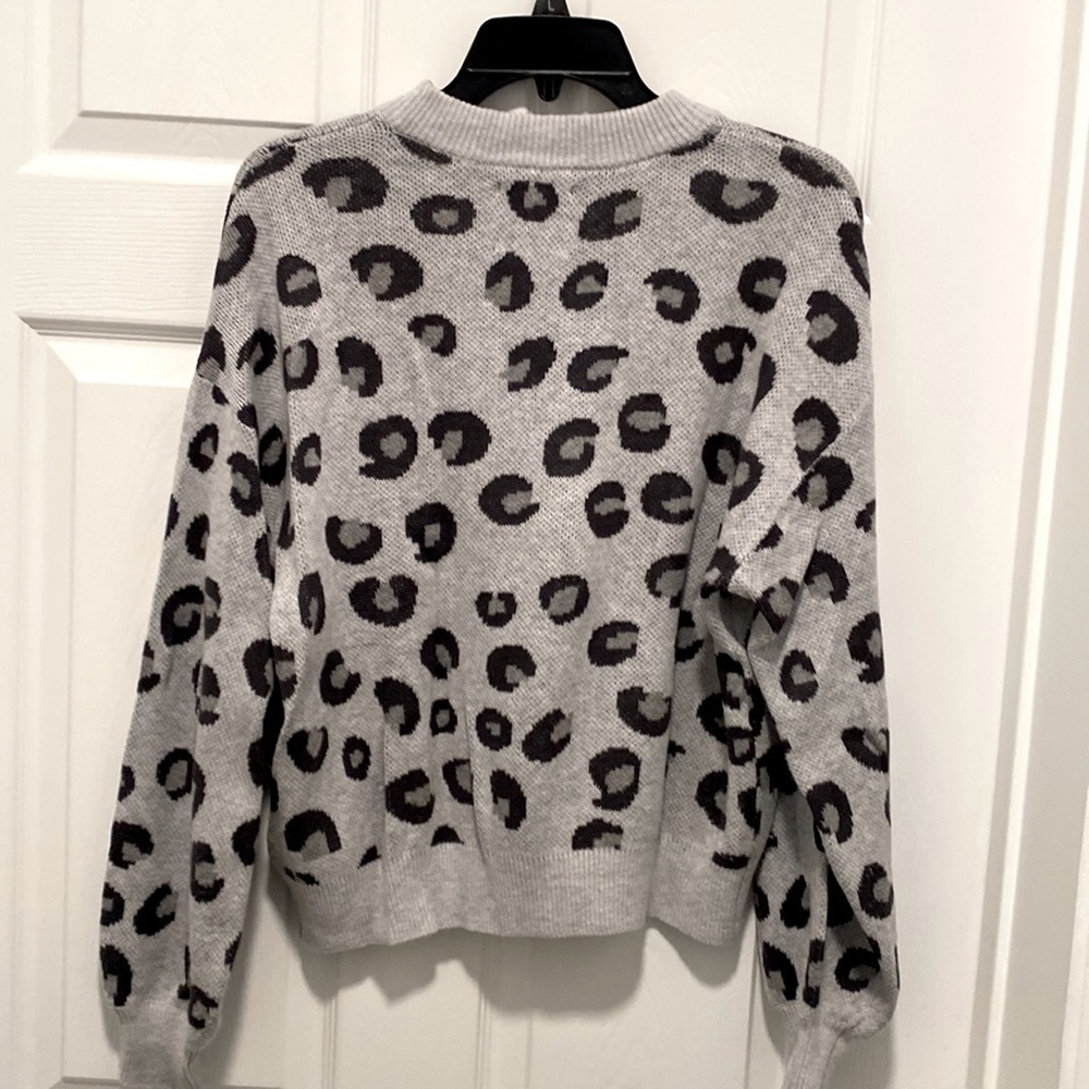 Abercrombie & Fitch Leopard Print Sweater - image 2